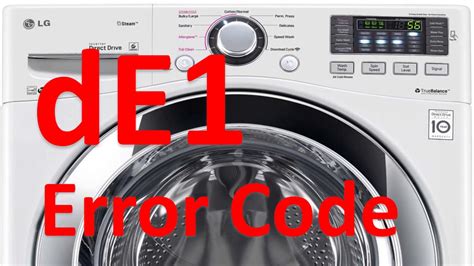 lg inverter direct drive washer ue code|How to Fix the LG Washer UE Error Code